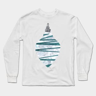 Bauble - Blue scribbly Long Sleeve T-Shirt